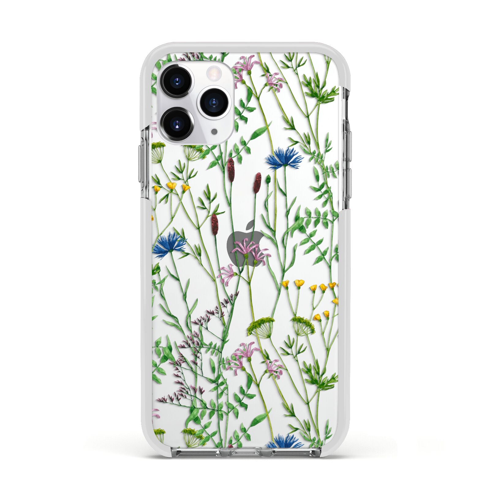 Wildflowers Apple iPhone 11 Pro in Silver with White Impact Case