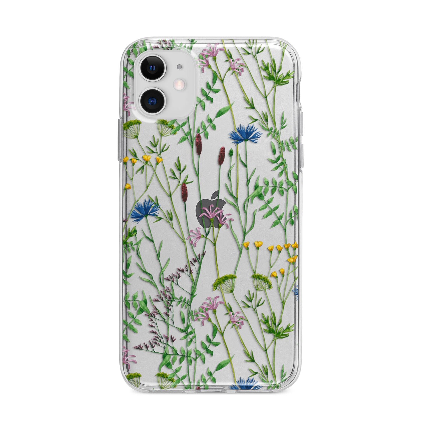 Wildflowers Apple iPhone 11 in White with Bumper Case