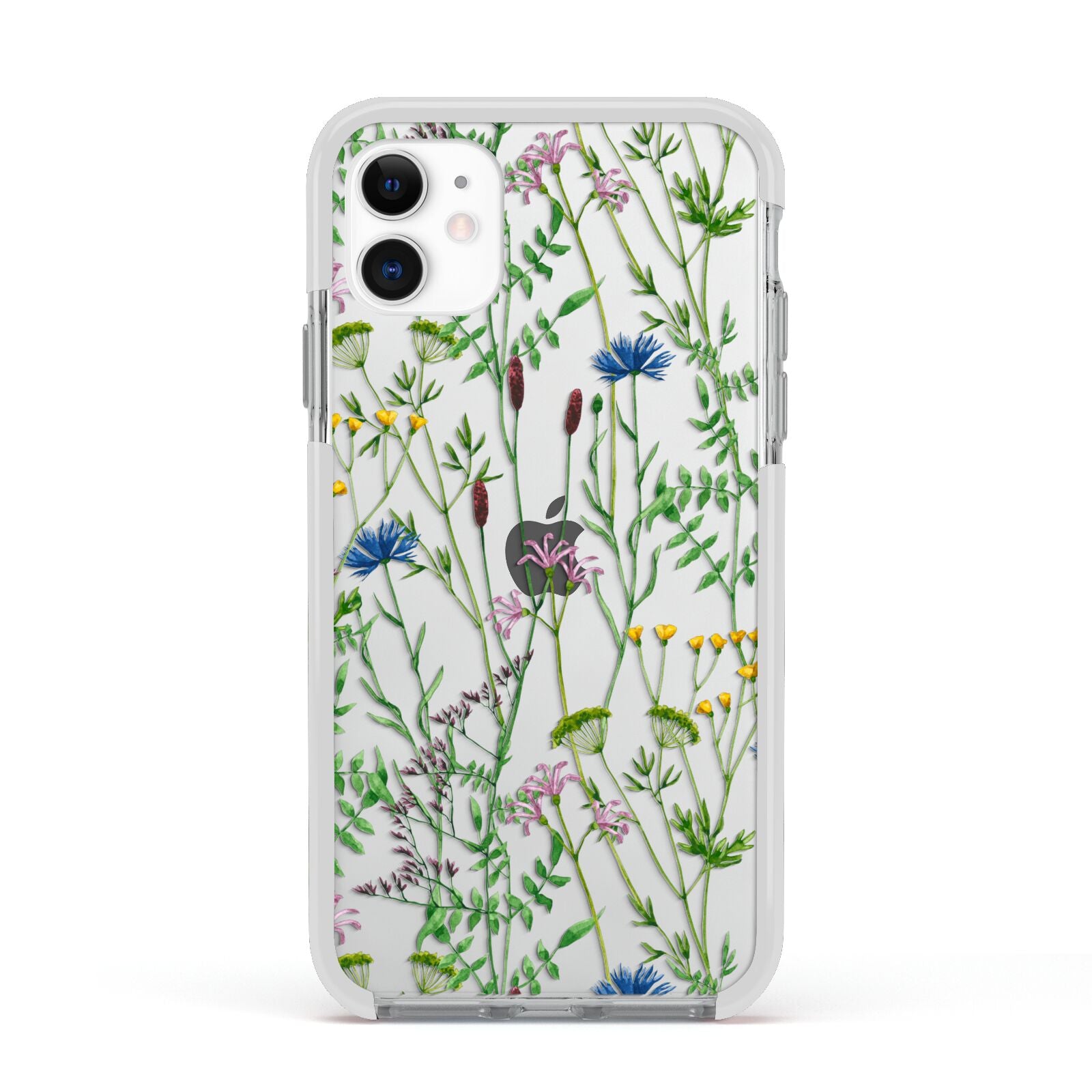 Wildflowers Apple iPhone 11 in White with White Impact Case