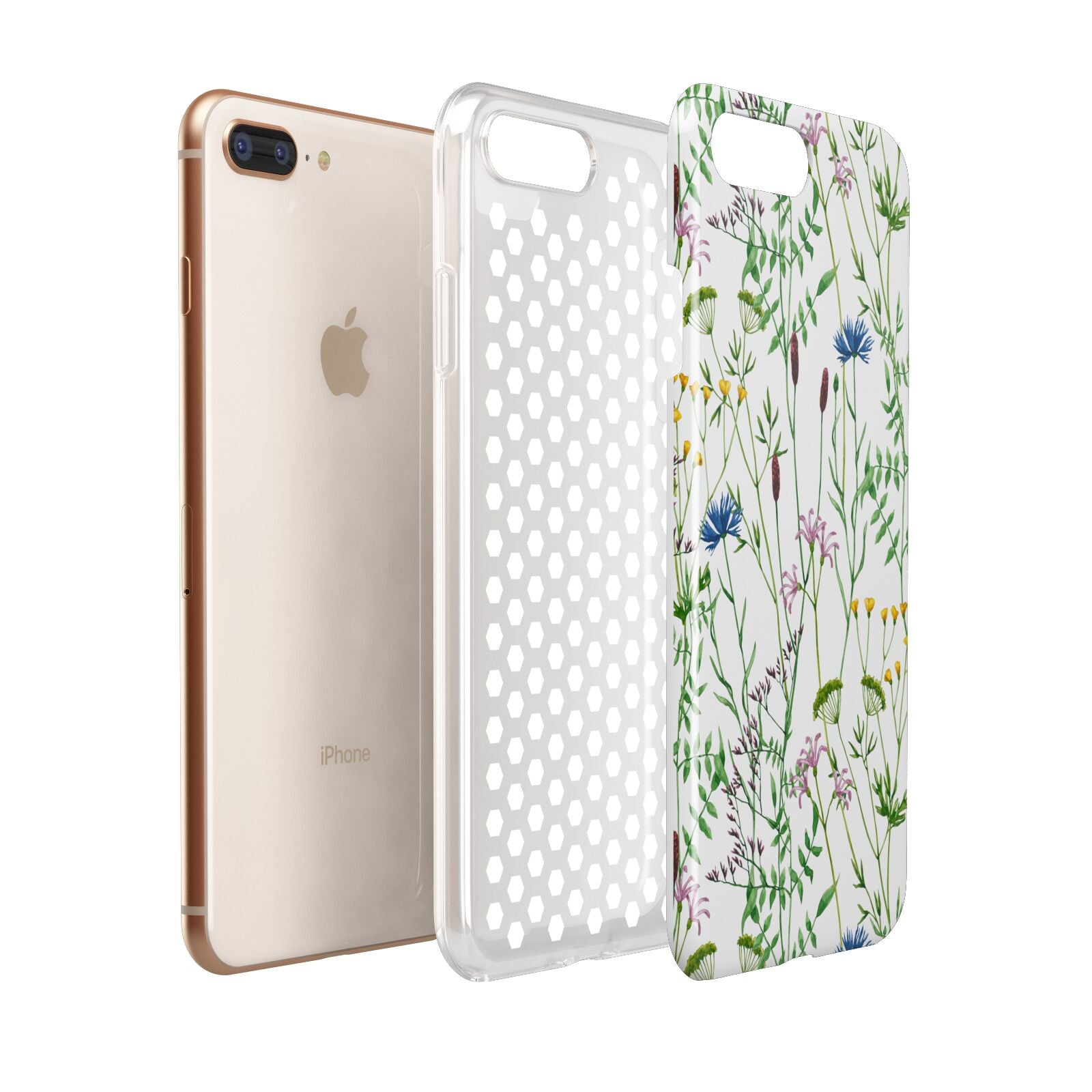 Wildflowers Apple iPhone 7 8 Plus 3D Tough Case Expanded View