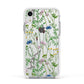 Wildflowers Apple iPhone XR Impact Case White Edge on Silver Phone