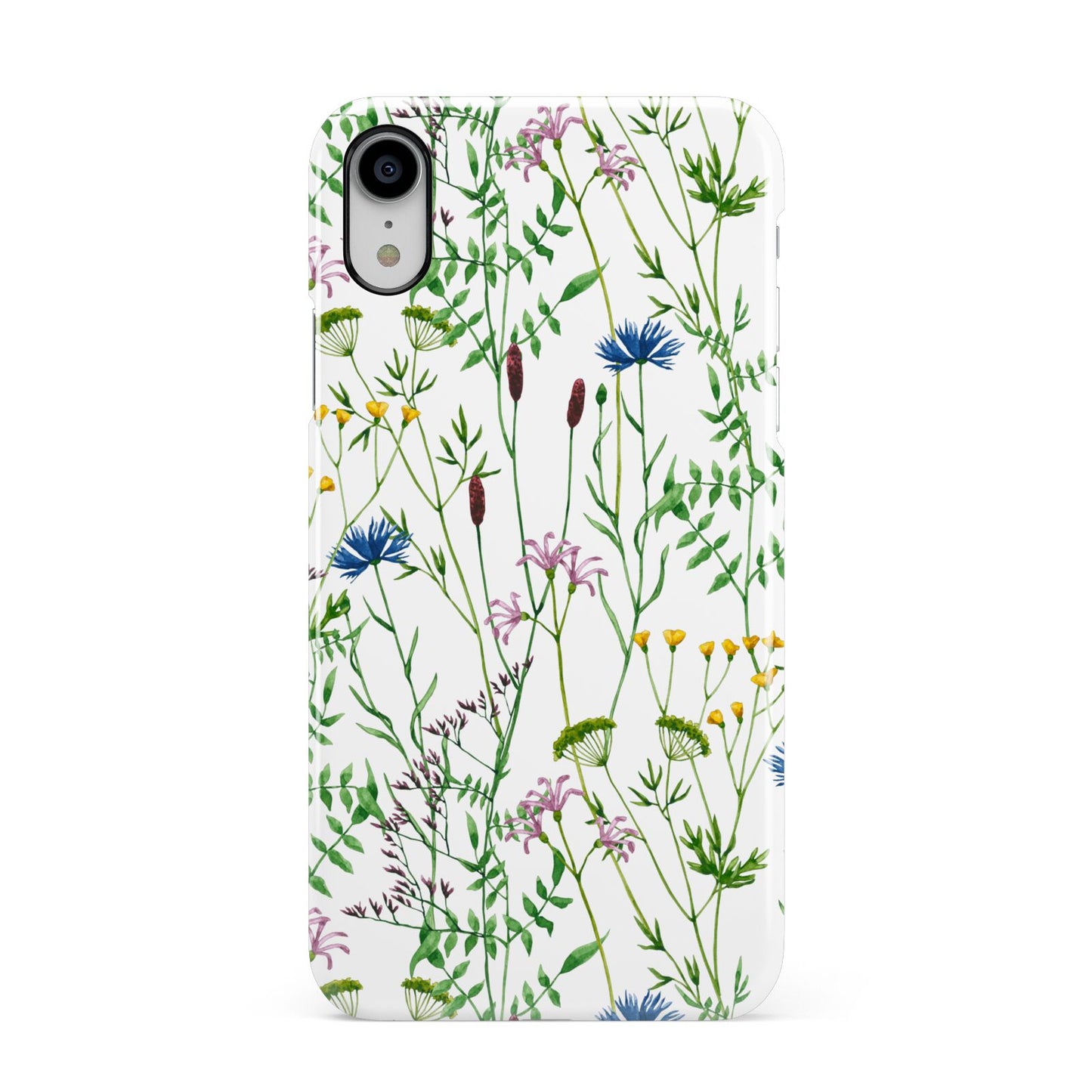 Wildflowers Apple iPhone XR White 3D Snap Case
