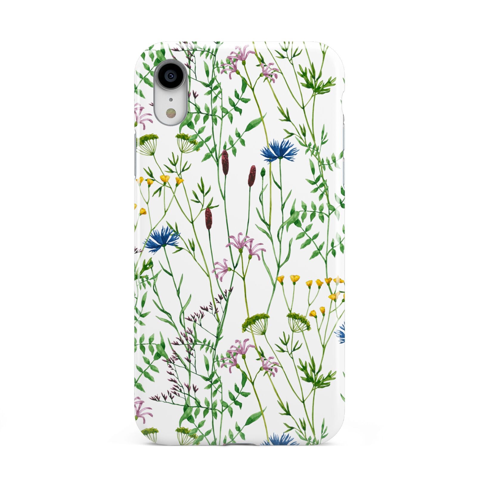 Wildflowers Apple iPhone XR White 3D Tough Case
