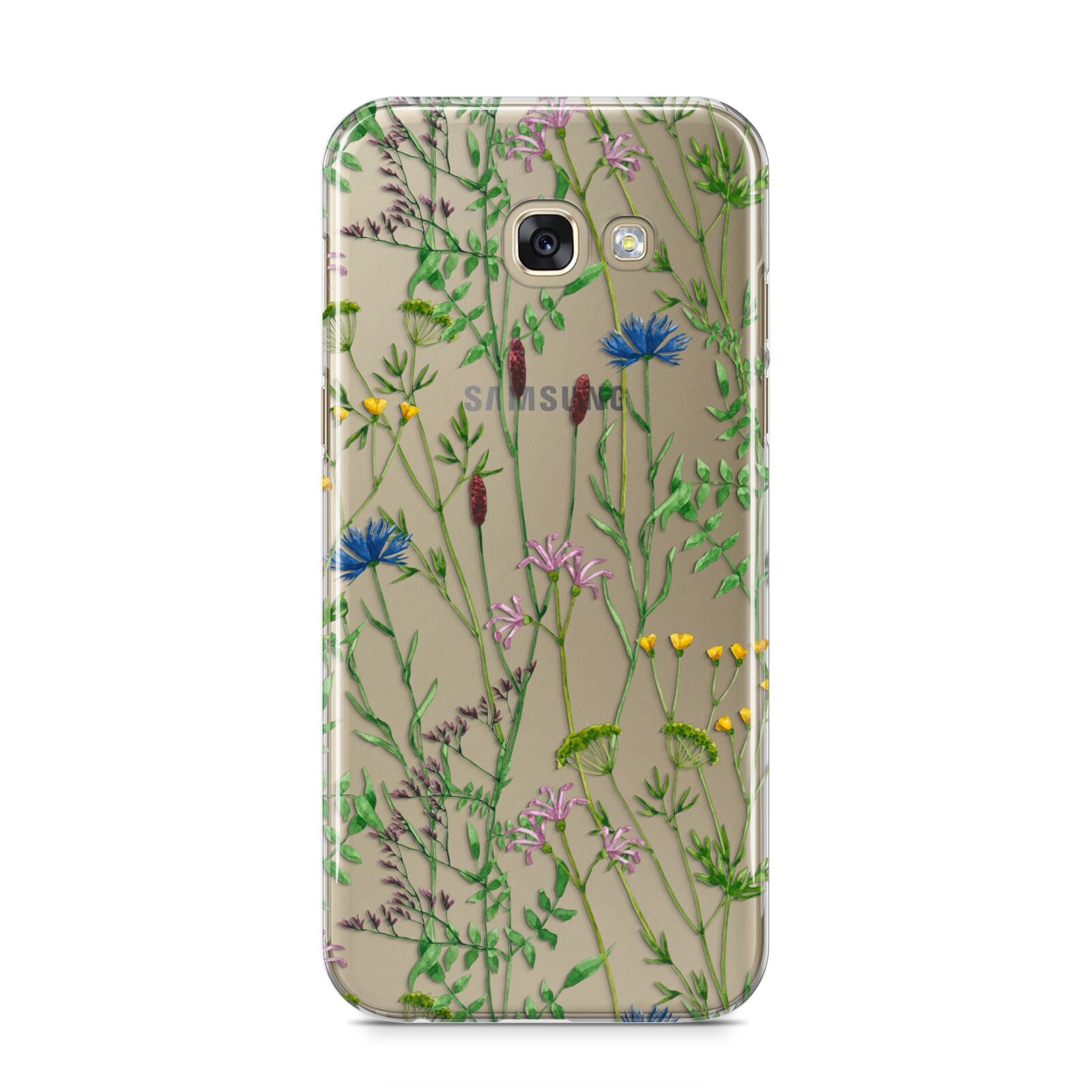 Wildflowers Samsung Galaxy A5 2017 Case on gold phone