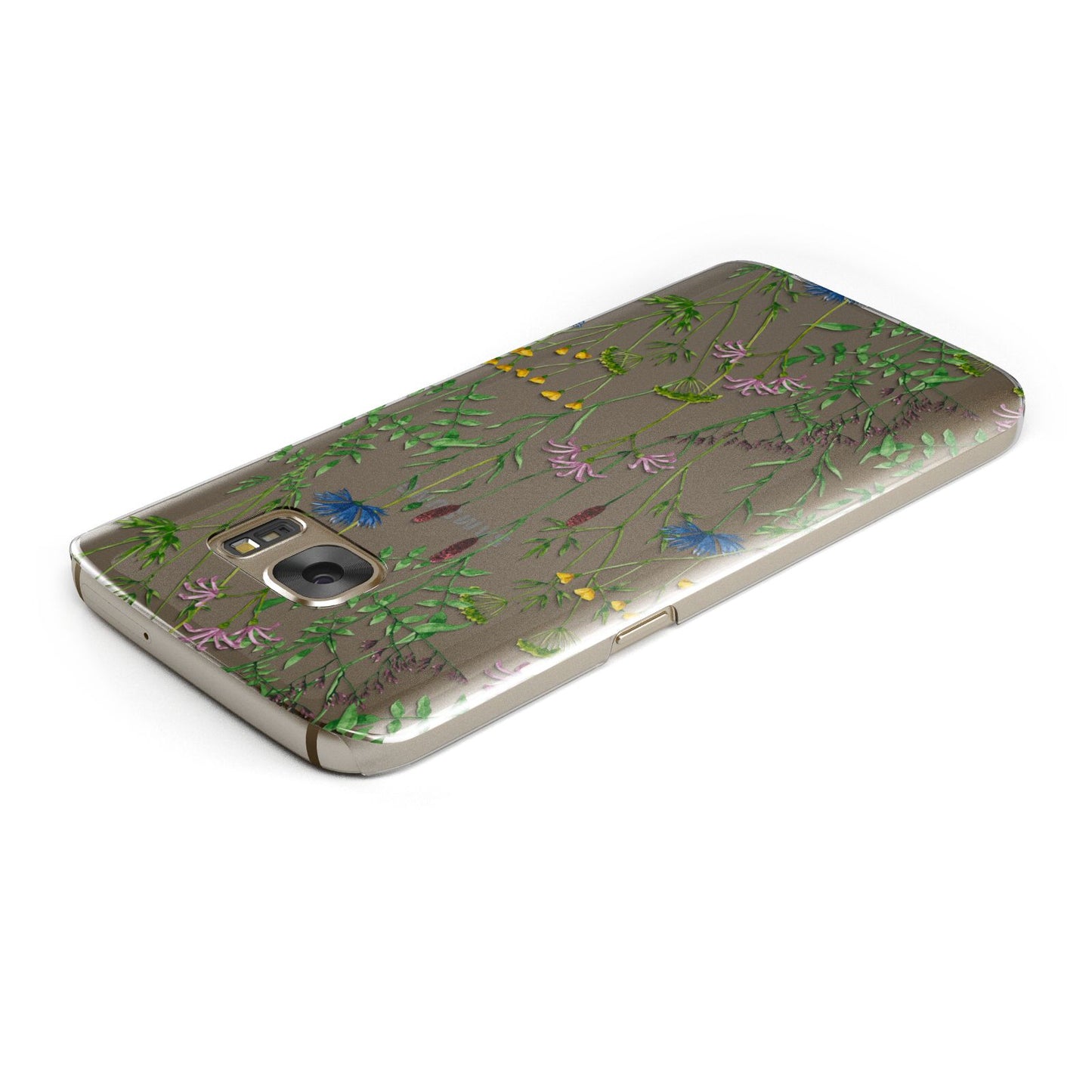 Wildflowers Samsung Galaxy Case Top Cutout