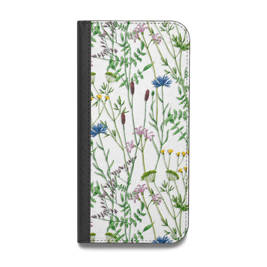 Wildflowers Vegan Leather Flip iPhone Case