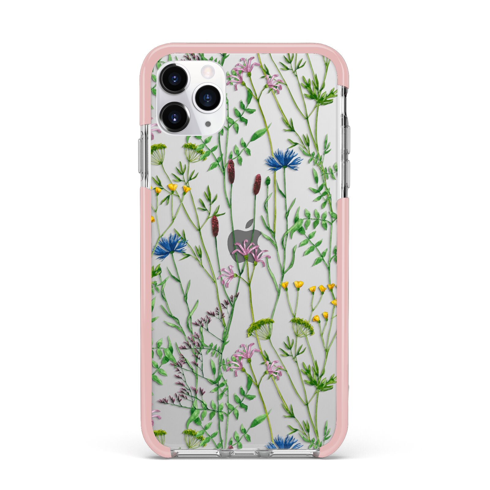Wildflowers iPhone 11 Pro Max Impact Pink Edge Case