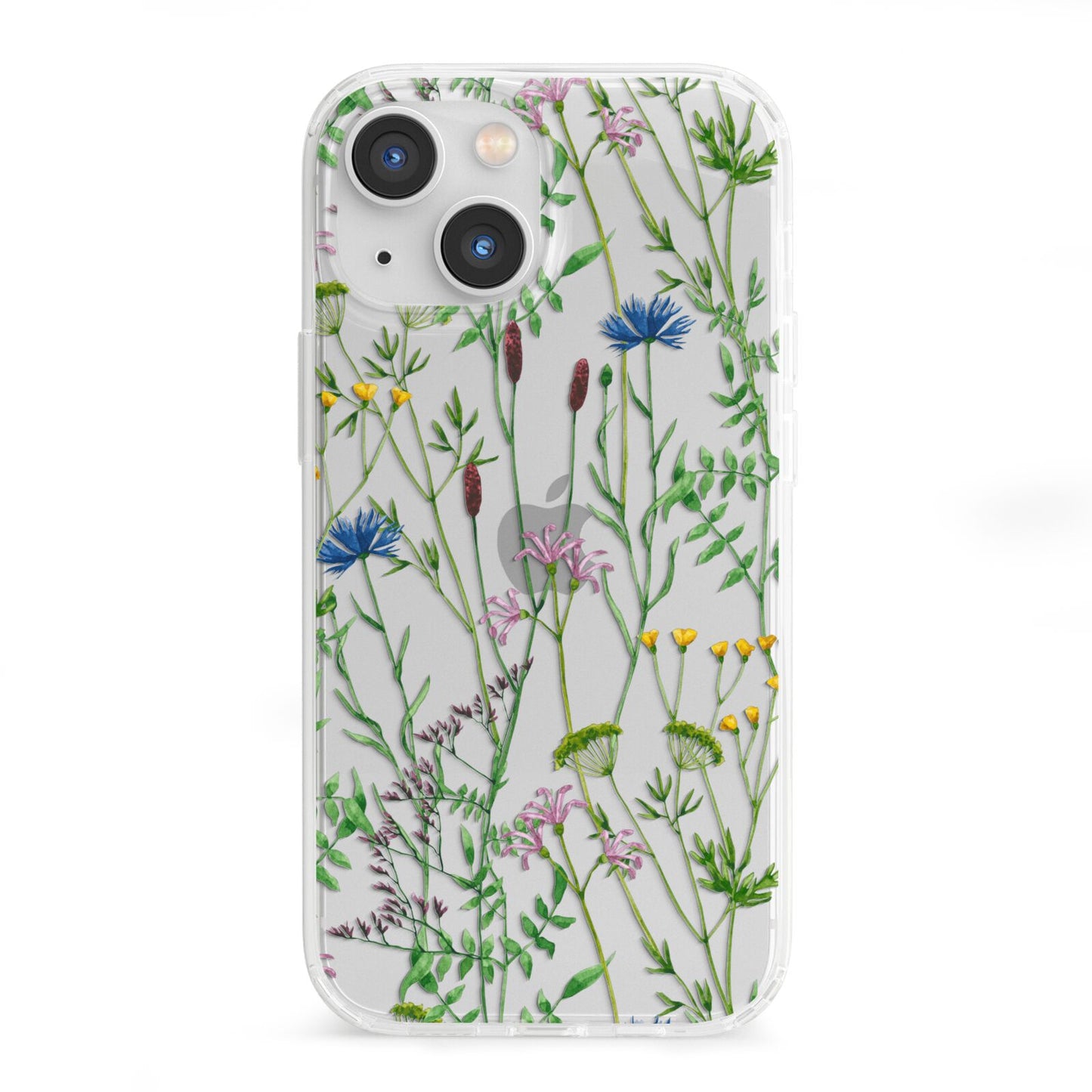Wildflowers iPhone 13 Mini Clear Bumper Case