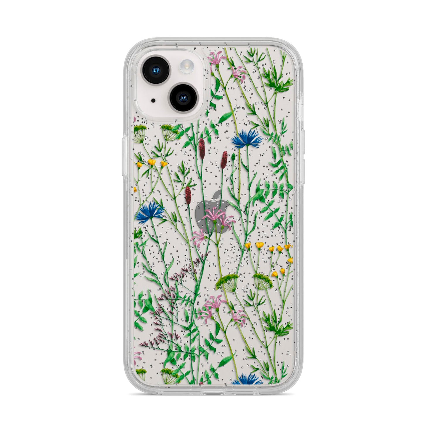Wildflowers iPhone 14 Plus Glitter Tough Case Starlight