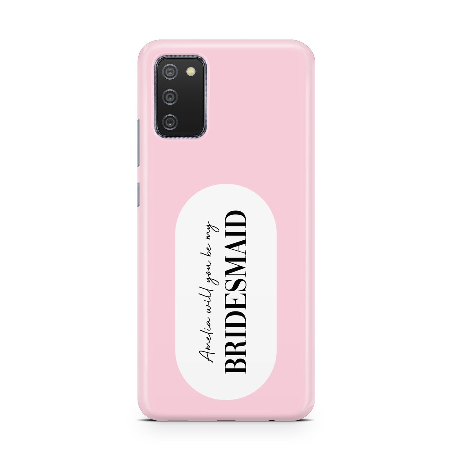 Will You Be My Bridesmaid Samsung A02s Case