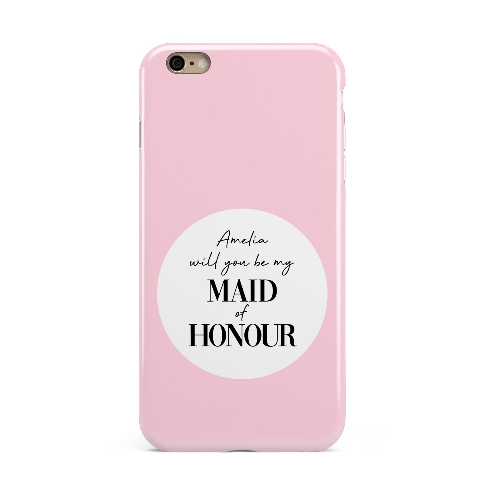 Will You Be My Maid Of Honour Apple iPhone 6 Plus 3D Tough Case