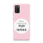 Will You Be My Maid Of Honour Samsung A02s Case
