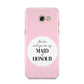 Will You Be My Maid Of Honour Samsung Galaxy A5 2017 Case on gold phone