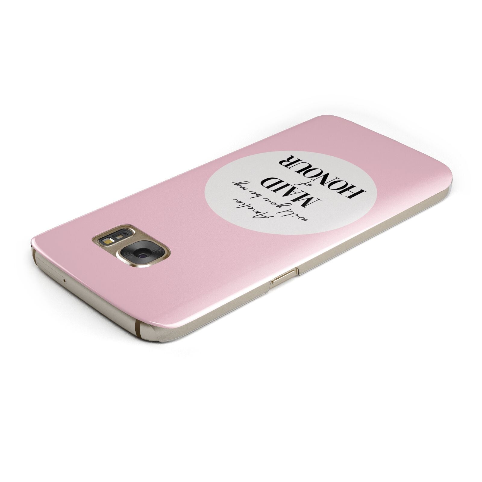 Will You Be My Maid Of Honour Samsung Galaxy Case Top Cutout