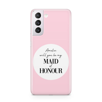 Will You Be My Maid Of Honour Samsung S21 Case