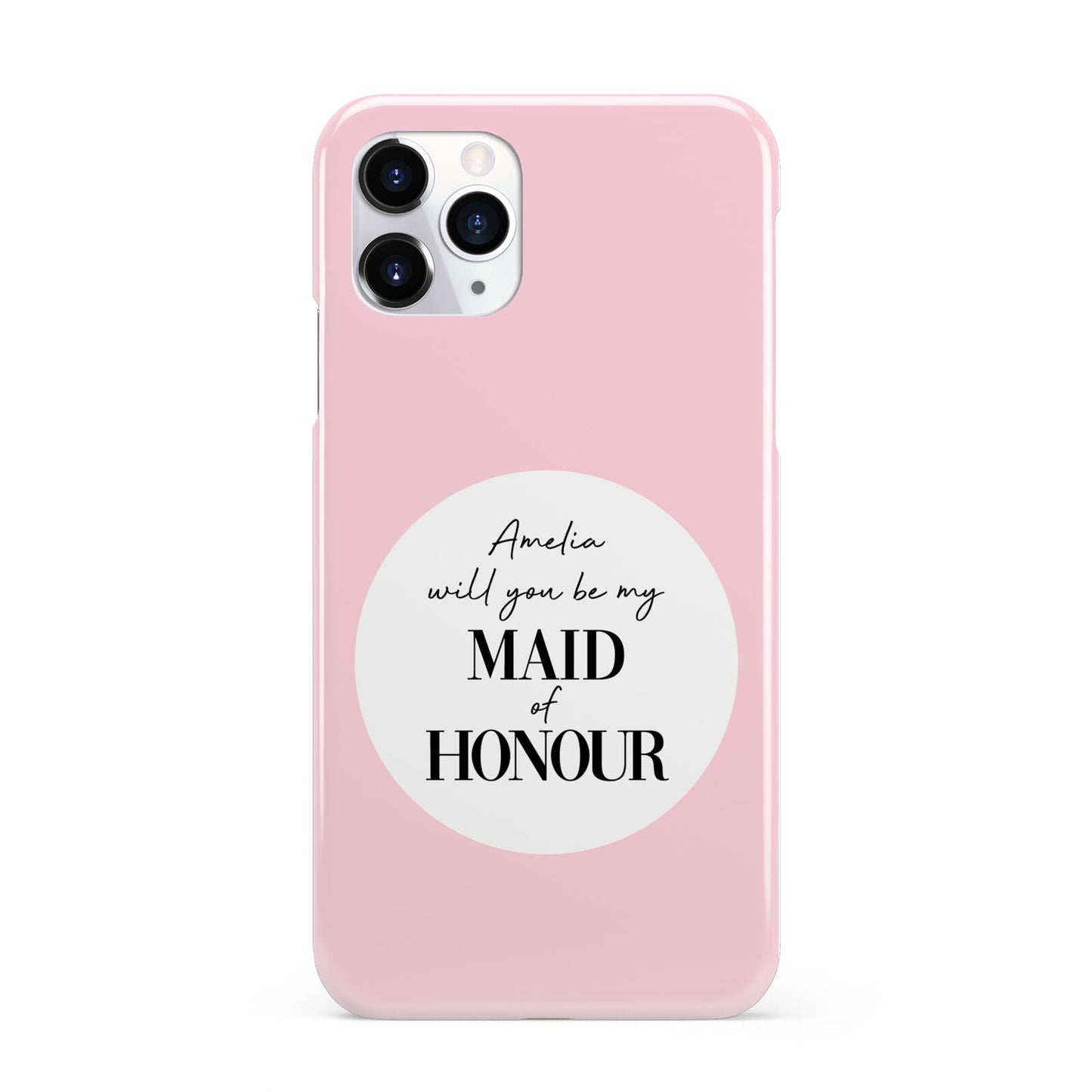 Will You Be My Maid Of Honour iPhone 11 Pro 3D Snap Case