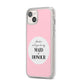 Will You Be My Maid Of Honour iPhone 14 Plus Clear Tough Case Starlight Angled Image