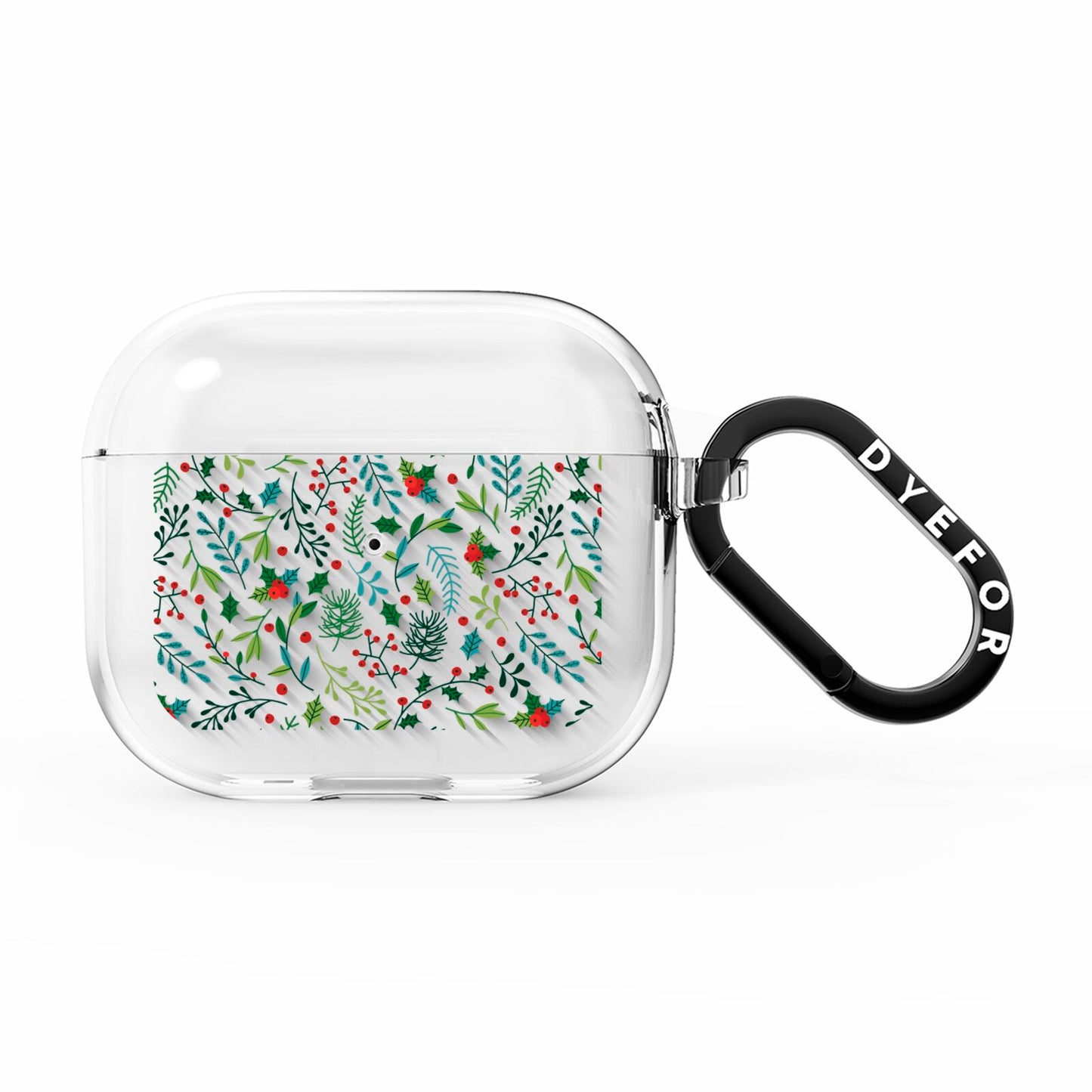 Winter Floral AirPods Clear Case 3rd Gen