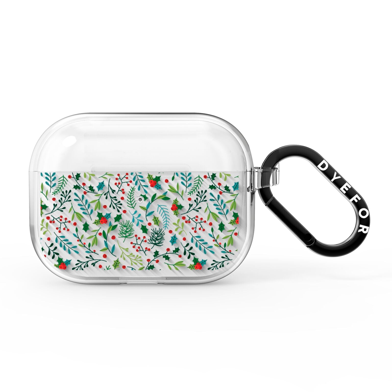 Winter Floral AirPods Pro Clear Case