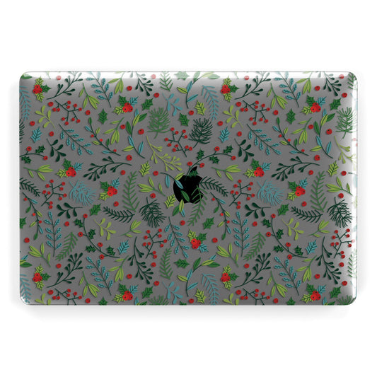 Winter Floral Apple MacBook Case