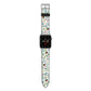 Winter Floral Apple Watch Strap with Silver Hardware