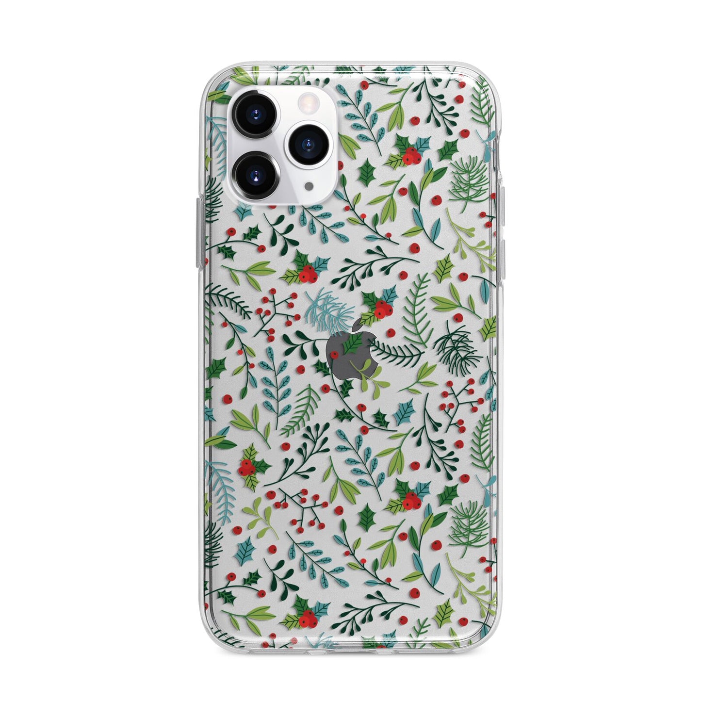 Winter Floral Apple iPhone 11 Pro in Silver with Bumper Case