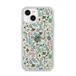 Winter Floral iPhone 14 Clear Tough Case Starlight