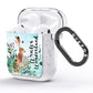 Winter Wonderland Hare AirPods Glitter Case Side Image