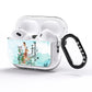 Winter Wonderland Hare AirPods Pro Glitter Case Side Image