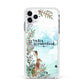 Winter Wonderland Hare Apple iPhone 11 Pro Max in Silver with White Impact Case