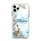 Winter Wonderland Hare Apple iPhone 11 Pro in Silver with White Impact Case