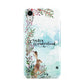 Winter Wonderland Hare Apple iPhone XR White 3D Tough Case