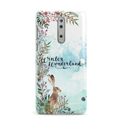 Winter Wonderland Hare Nokia Case