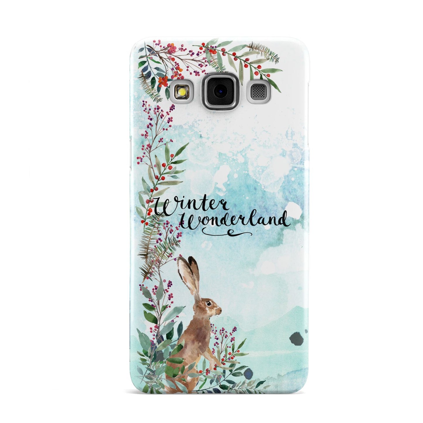 Winter Wonderland Hare Samsung Galaxy A3 Case