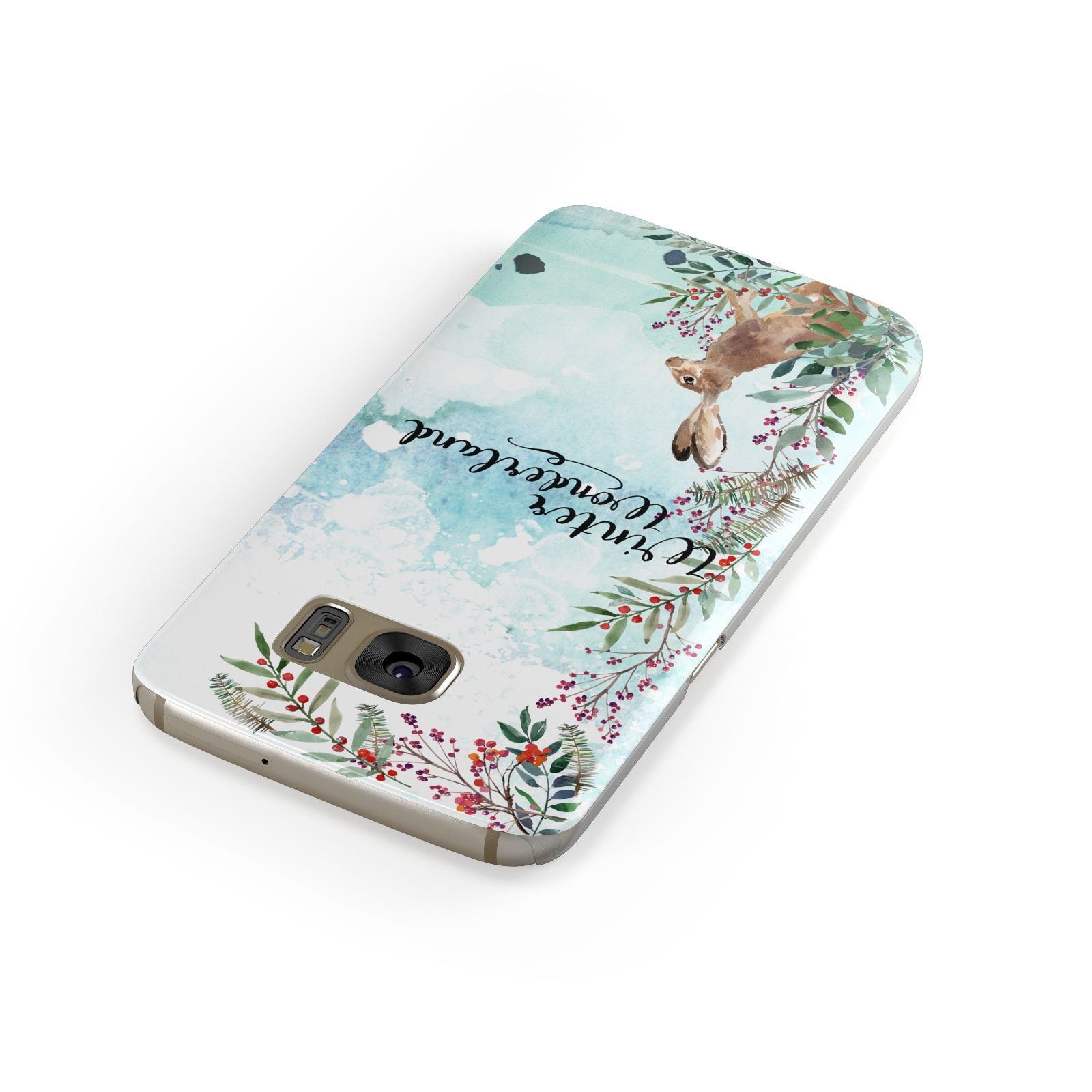 Winter Wonderland Hare Samsung Galaxy Case Front Close Up