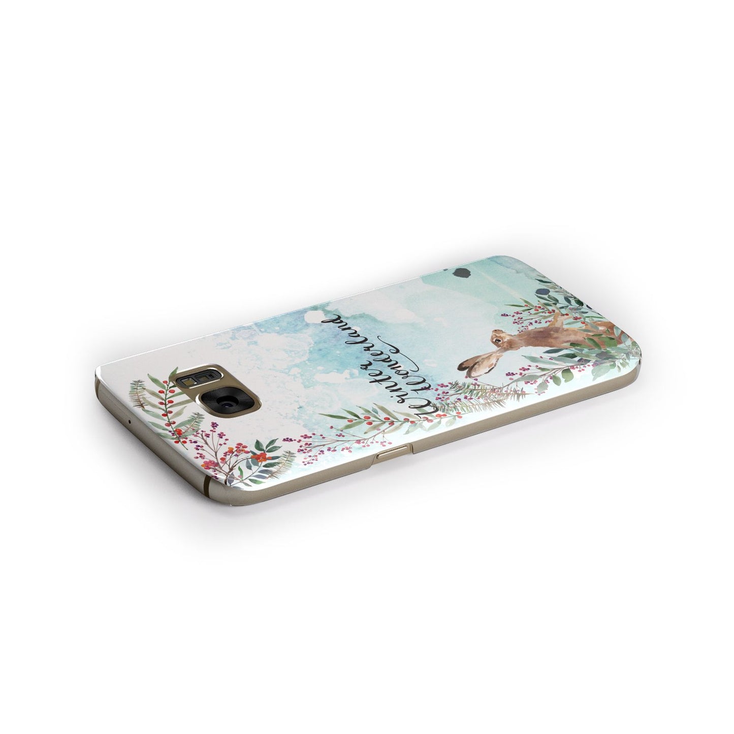 Winter Wonderland Hare Samsung Galaxy Case Side Close Up