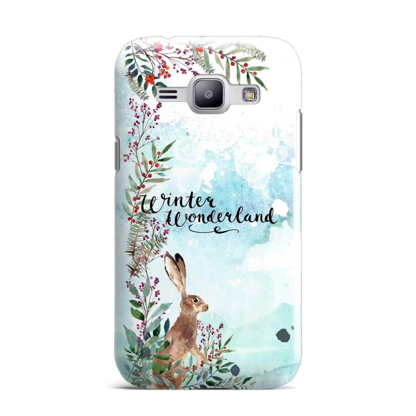 Winter Wonderland Hare Samsung Galaxy J1 2015 Case