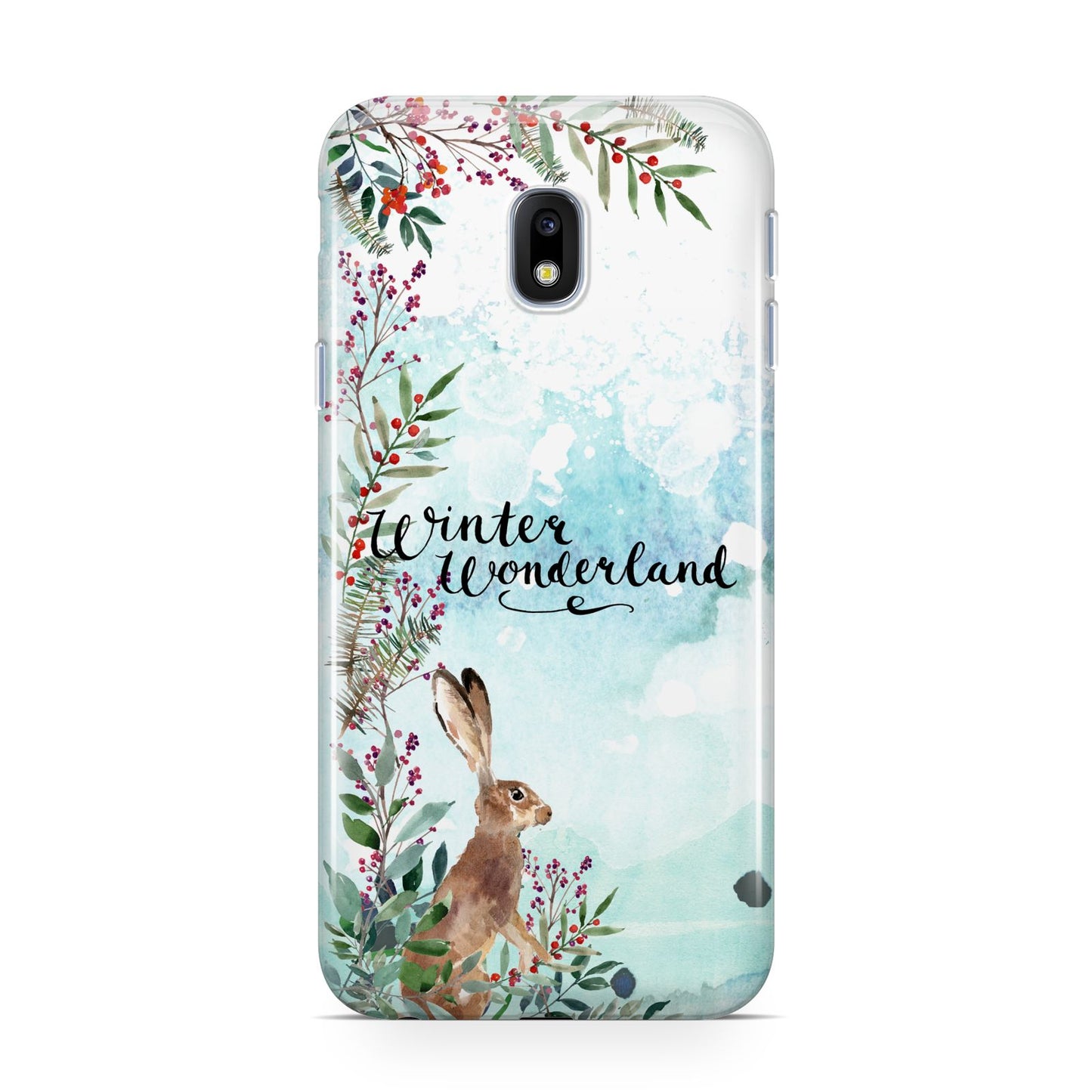 Winter Wonderland Hare Samsung Galaxy J3 2017 Case