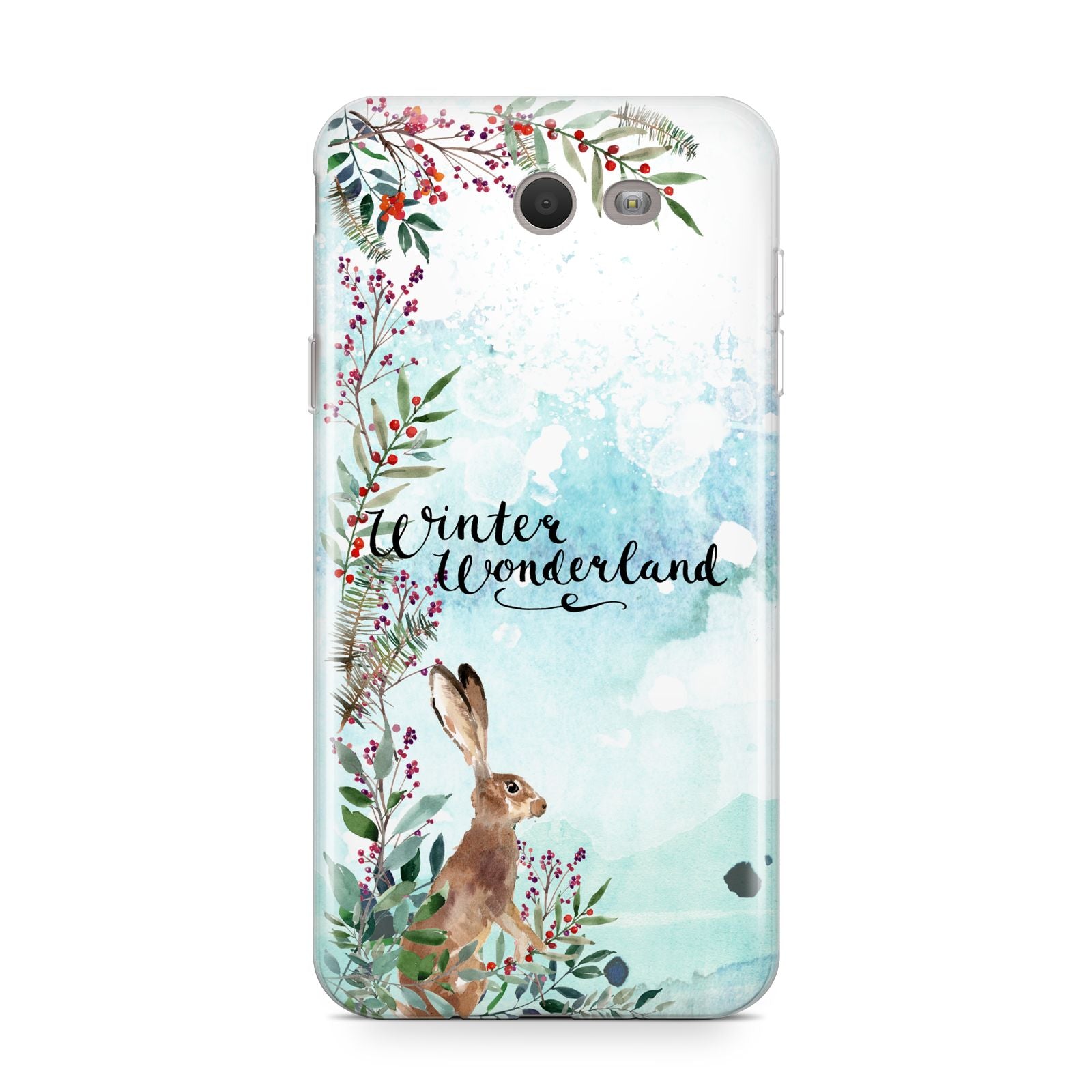 Winter Wonderland Hare Samsung Galaxy J7 2017 Case