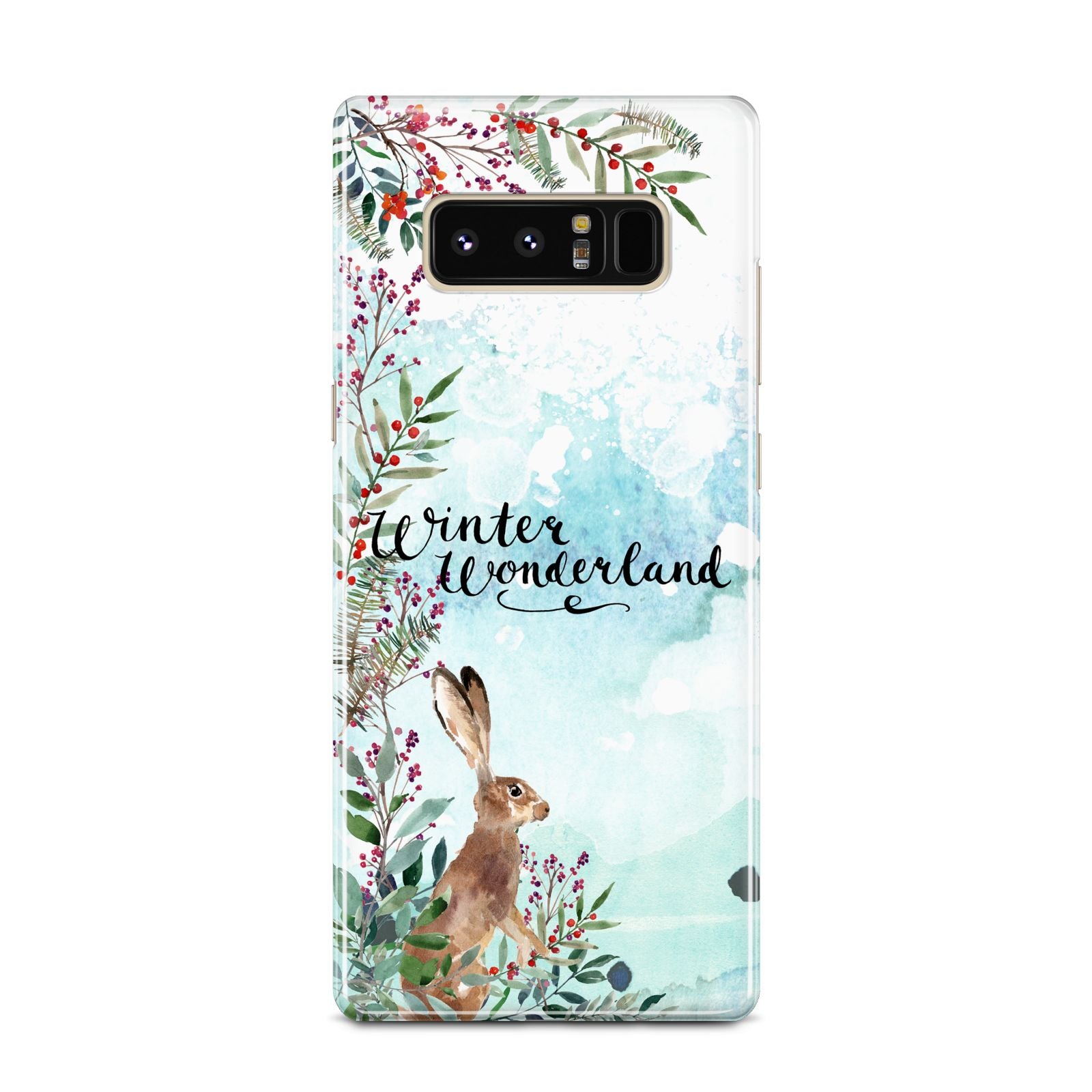Winter Wonderland Hare Samsung Galaxy Note 8 Case