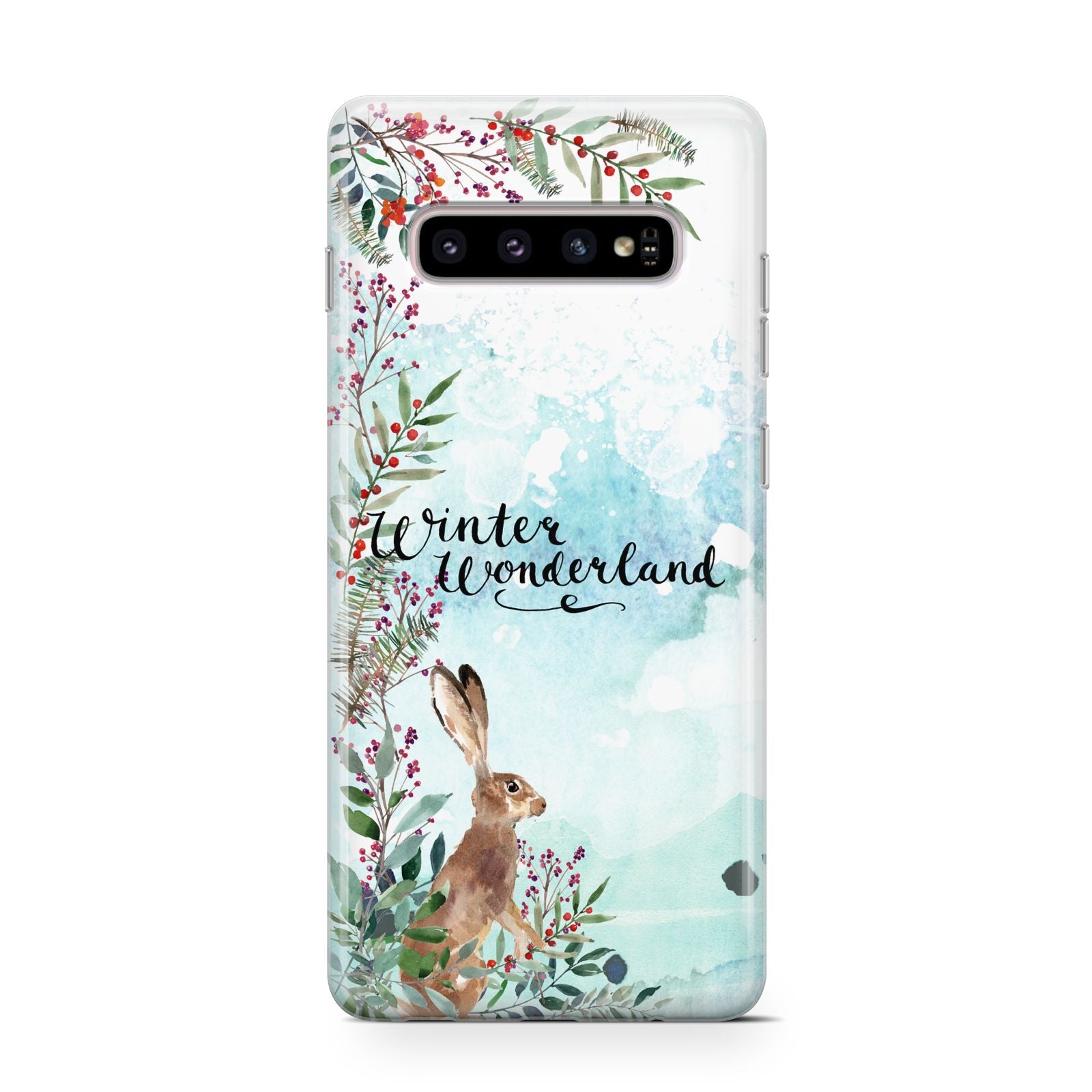 Winter Wonderland Hare Samsung Galaxy S10 Case