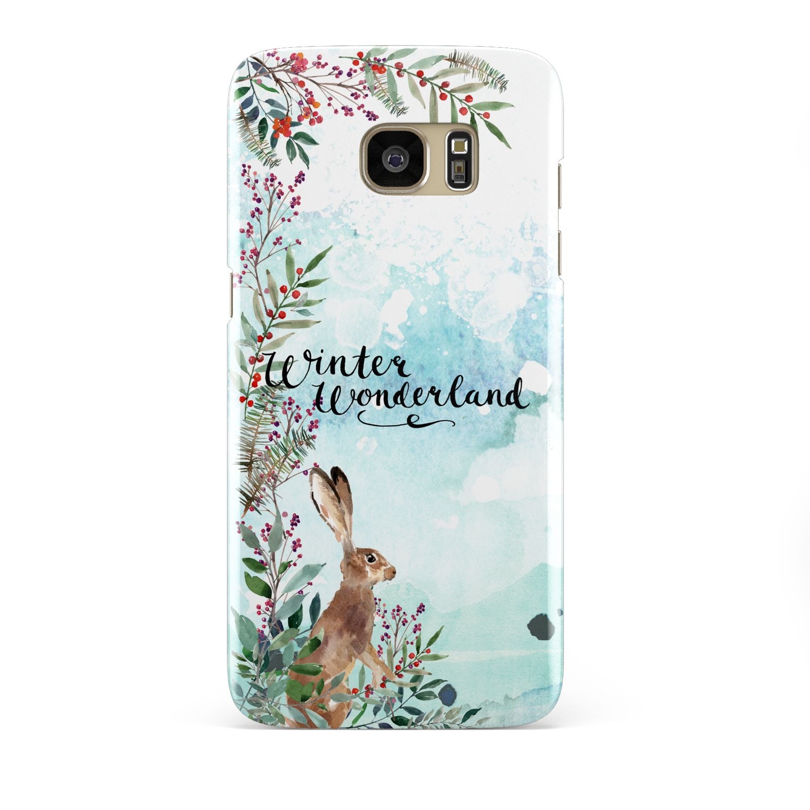 Winter Wonderland Hare Samsung Galaxy S7 Edge Case