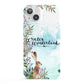 Winter Wonderland Hare iPhone 13 Full Wrap 3D Snap Case