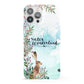 Winter Wonderland Hare iPhone 13 Pro Max Full Wrap 3D Snap Case