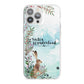 Winter Wonderland Hare iPhone 13 Pro Max TPU Impact Case with White Edges