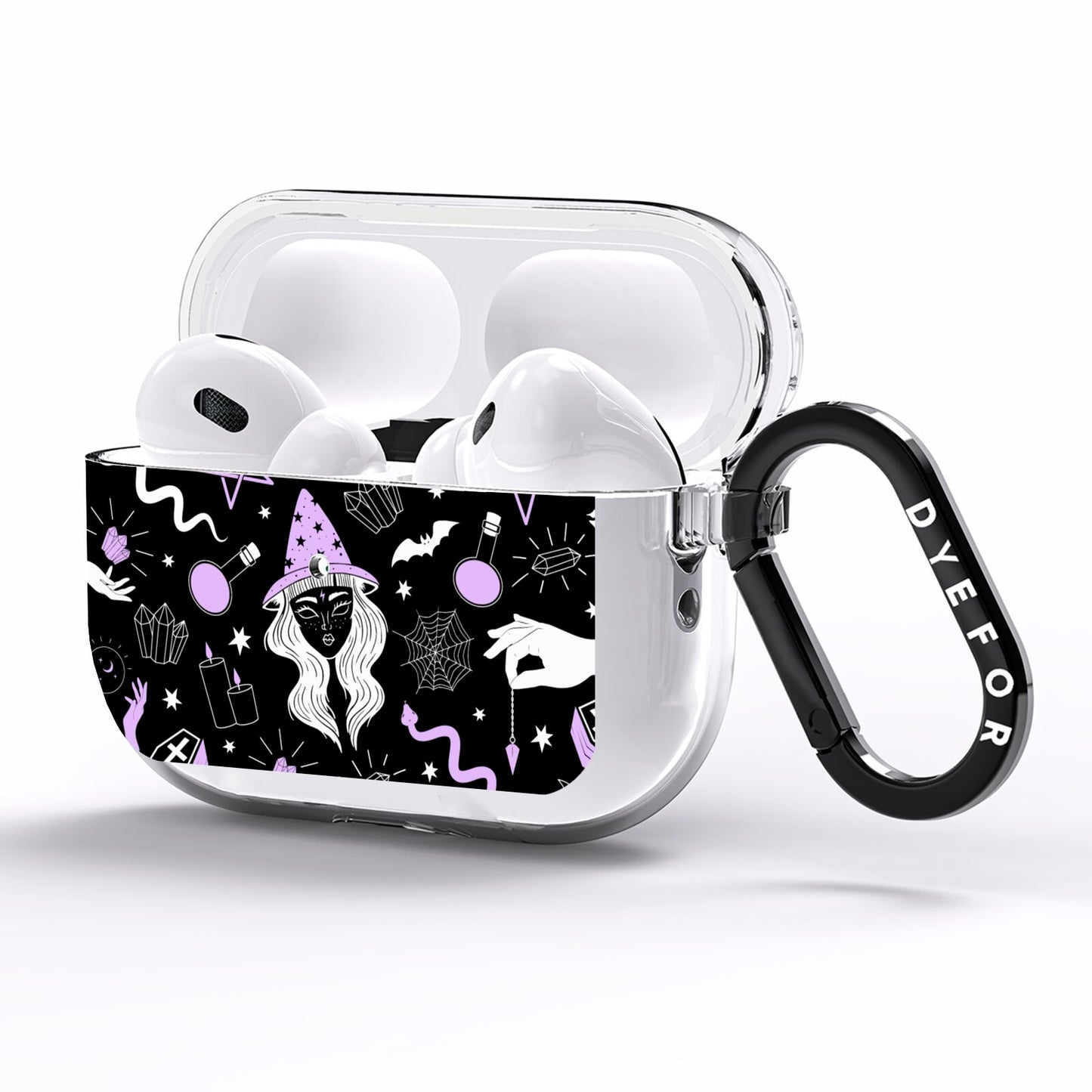 Witch AirPods Pro Clear Case Side Image