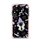 Witch Apple iPhone Xs Max Impact Case Pink Edge on Black Phone