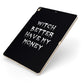 Witch Better Have My Money Apple iPad Case on Gold iPad Side View