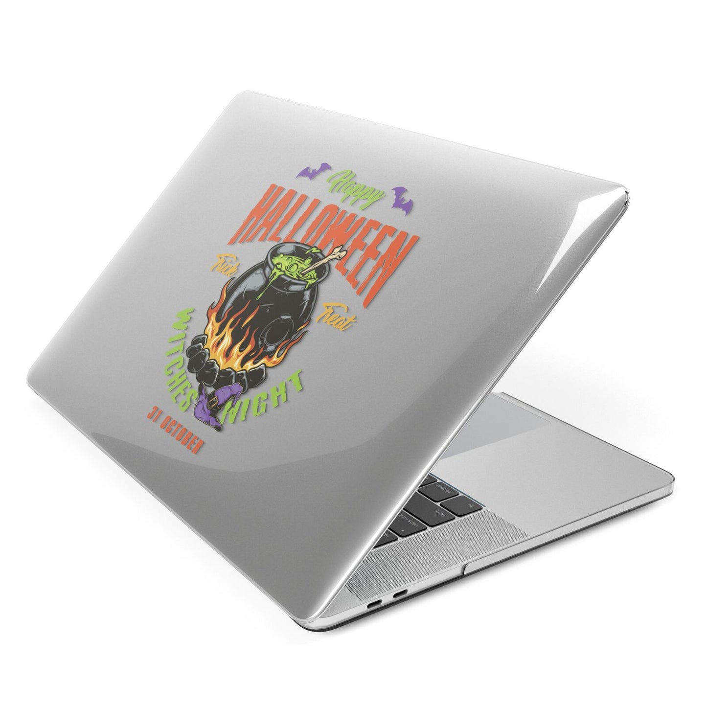 Witch Cauldron Apple MacBook Case Side View