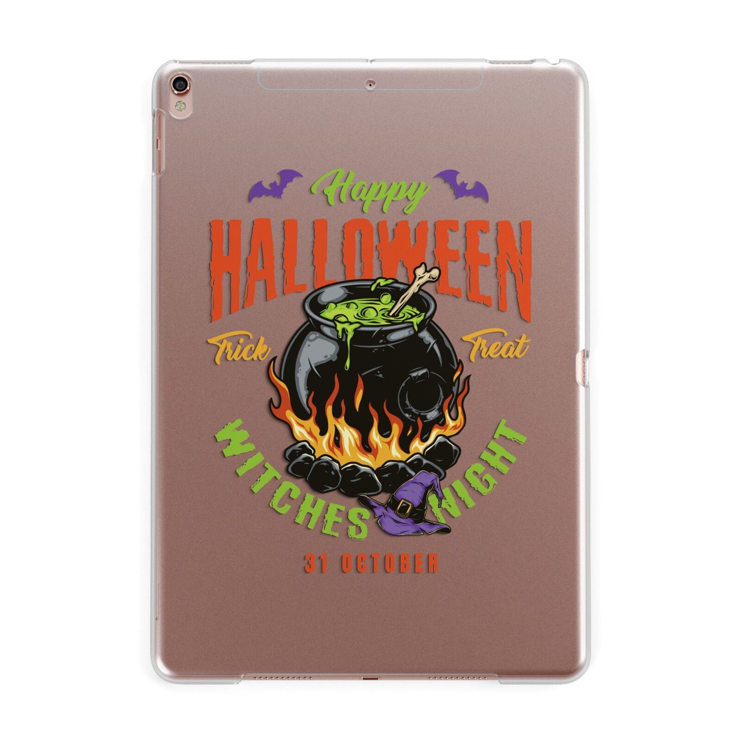 Witch Cauldron Apple iPad Rose Gold Case
